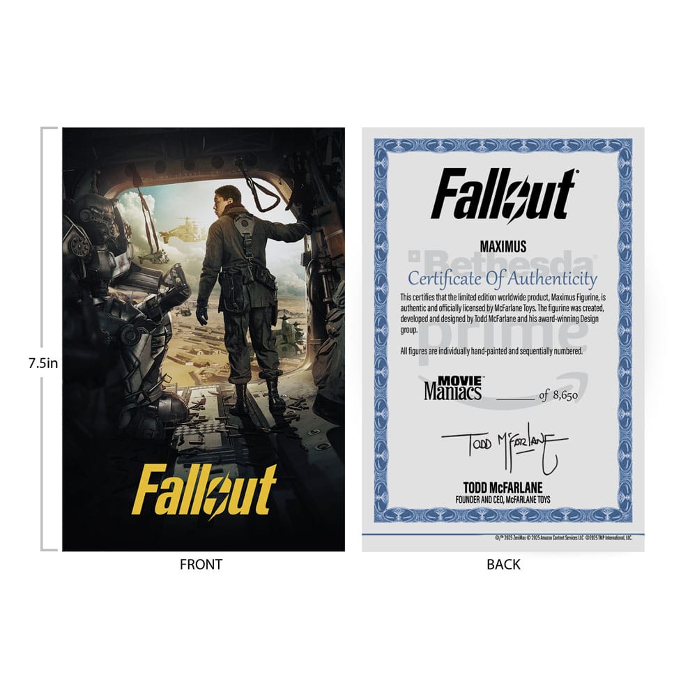 Fallout figurine Movie Maniacs Maximus (Season 2) 17 cm