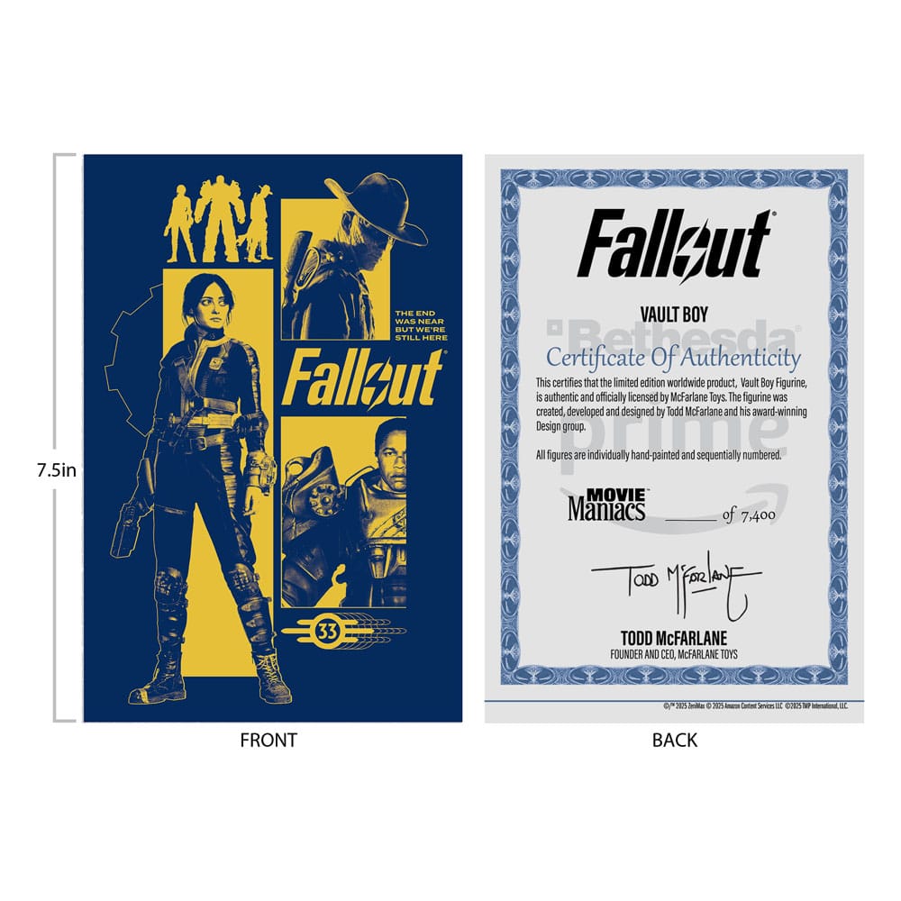 Fallout figurine Movie Maniacs Vault Boy Version 3 14 cm