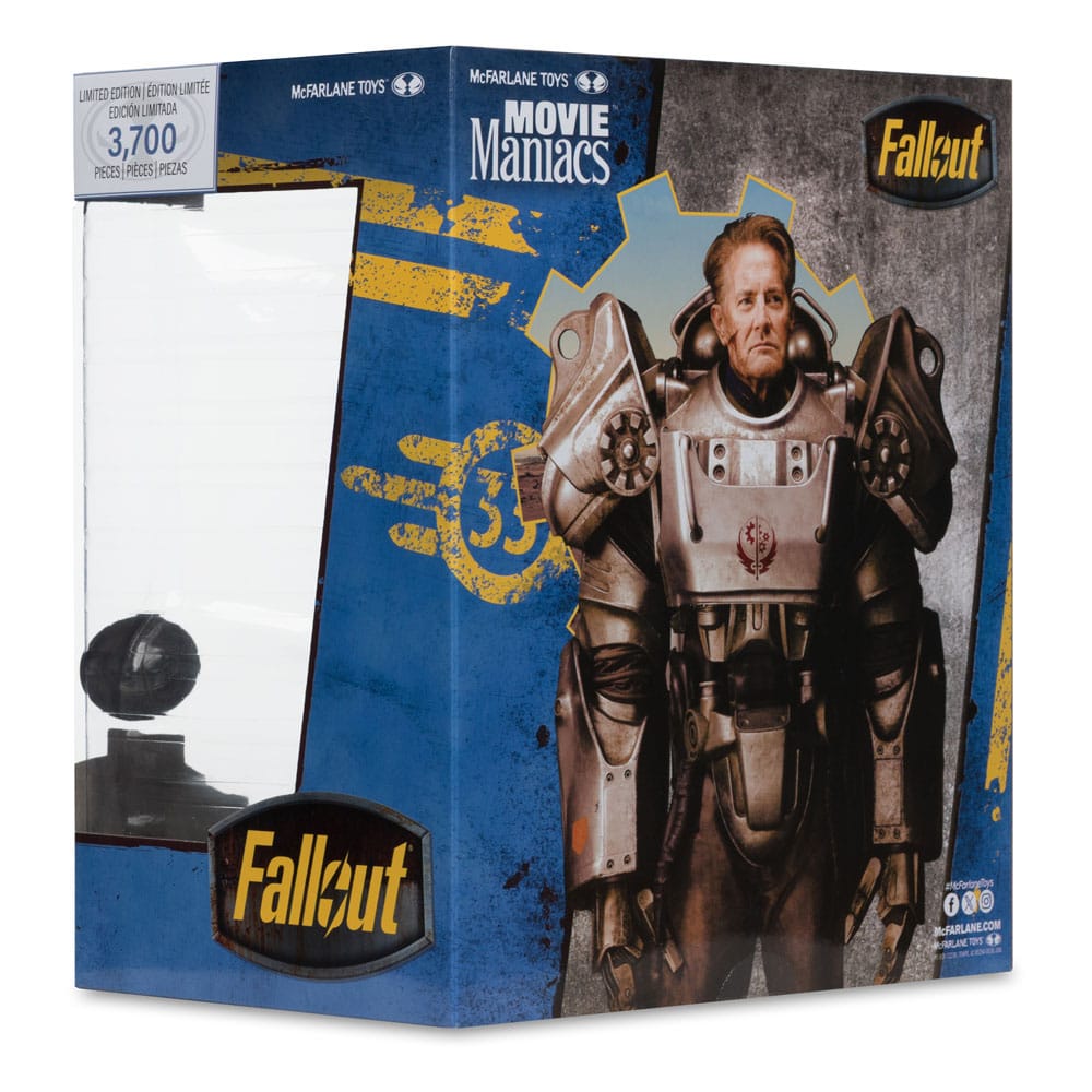 Fallout figurine Movie Maniacs Hank Maclean (Season 2) (Red Platinum Edition) 17 cm