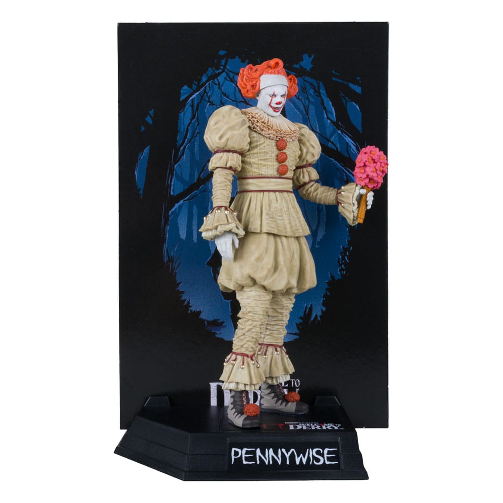 Welcome to Derry statuette PVC Movie Maniacs Pennywise (Flashback) (Gold Label) 16 cm