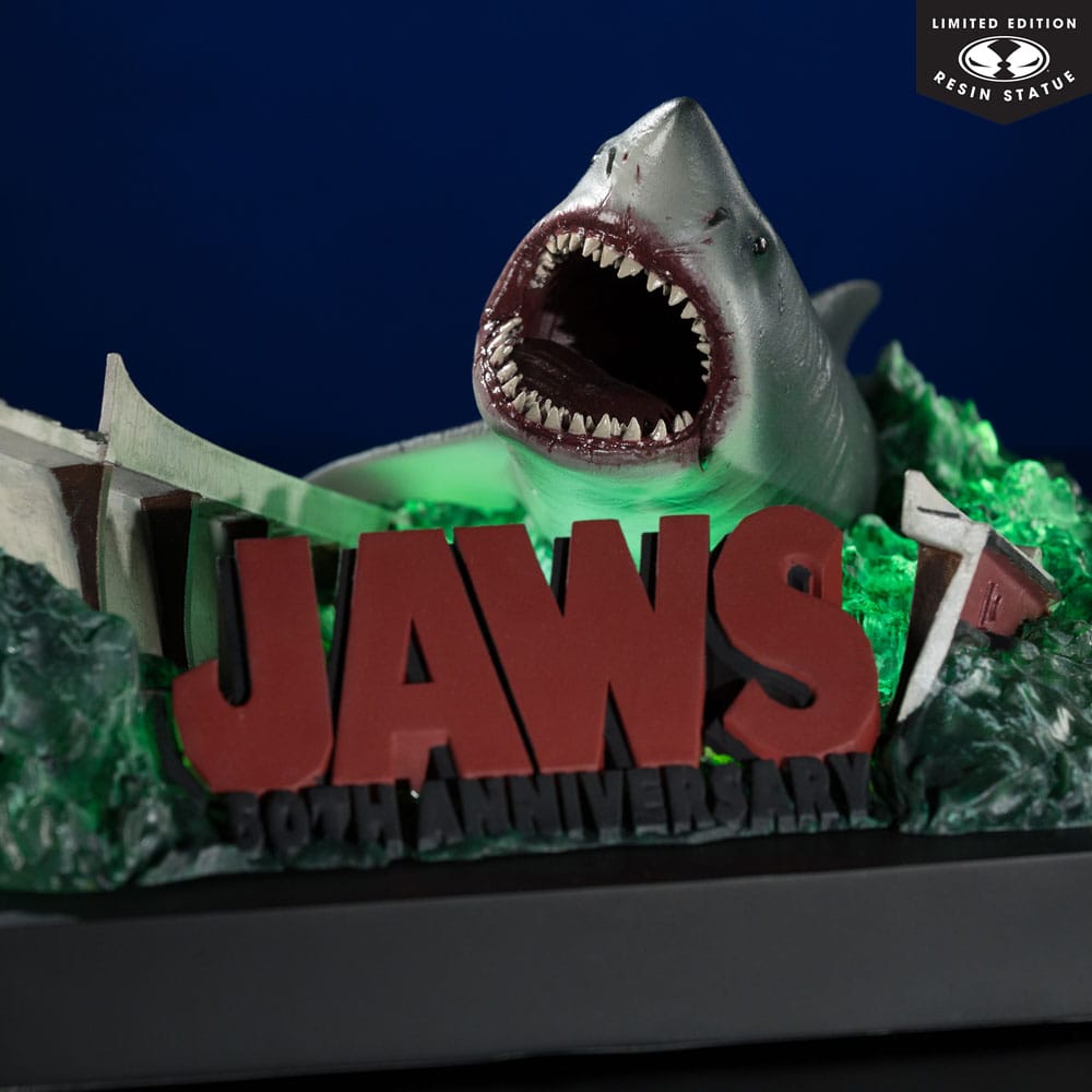 Les Dents de la mer statuette 1/48 Polyrésine Jaws (50th Anniversary) 25 cm