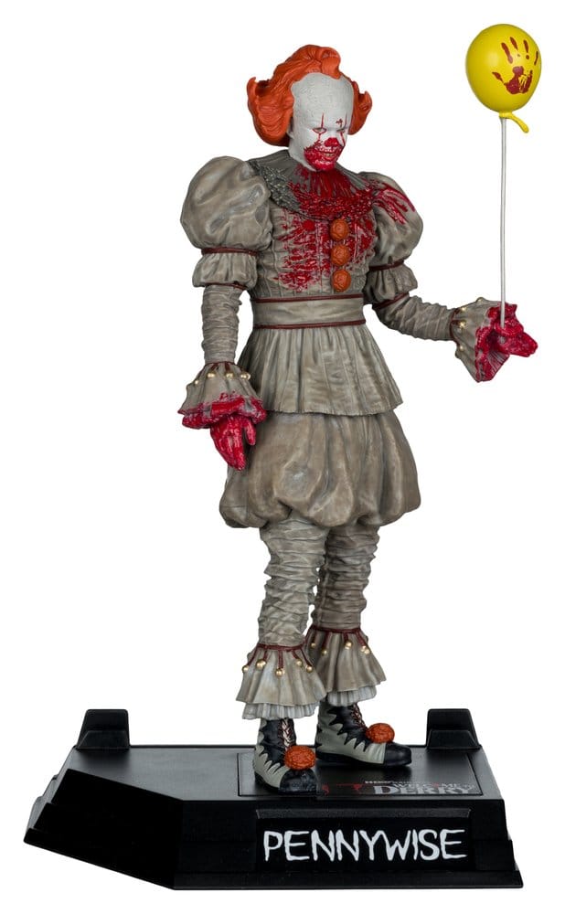 Ça Welcome to Derry Movie Maniacs figurine Pennywise (Bloody) 16 cm