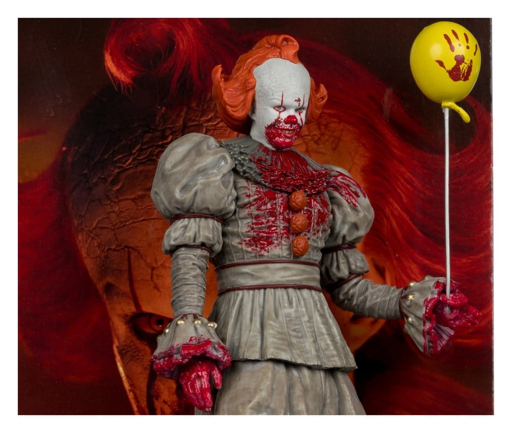 Ça Welcome to Derry Movie Maniacs figurine Pennywise (Bloody) 16 cm