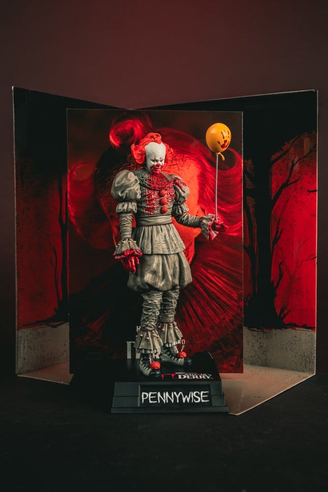 Ça Welcome to Derry Movie Maniacs figurine Pennywise (Bloody) 16 cm