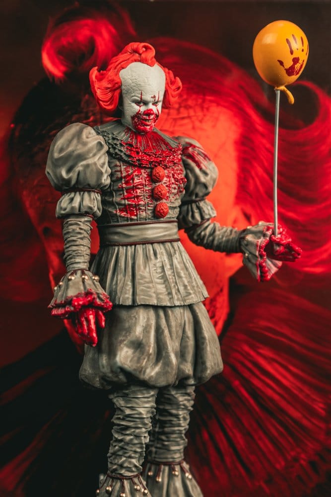 Ça Welcome to Derry Movie Maniacs figurine Pennywise (Bloody) 16 cm