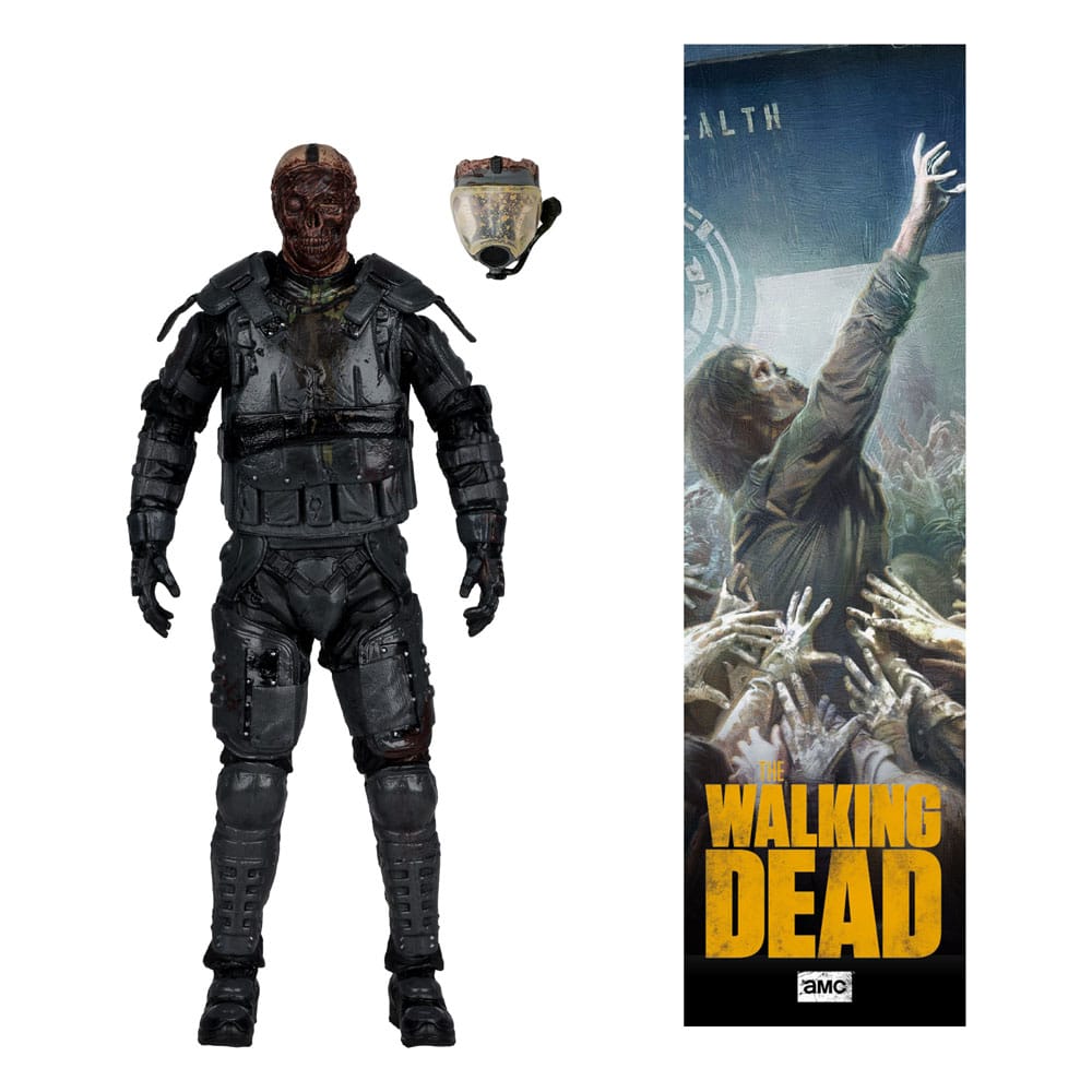 The Walking Dead figurine Gas Mask Zombie (Season 4) 13 cm