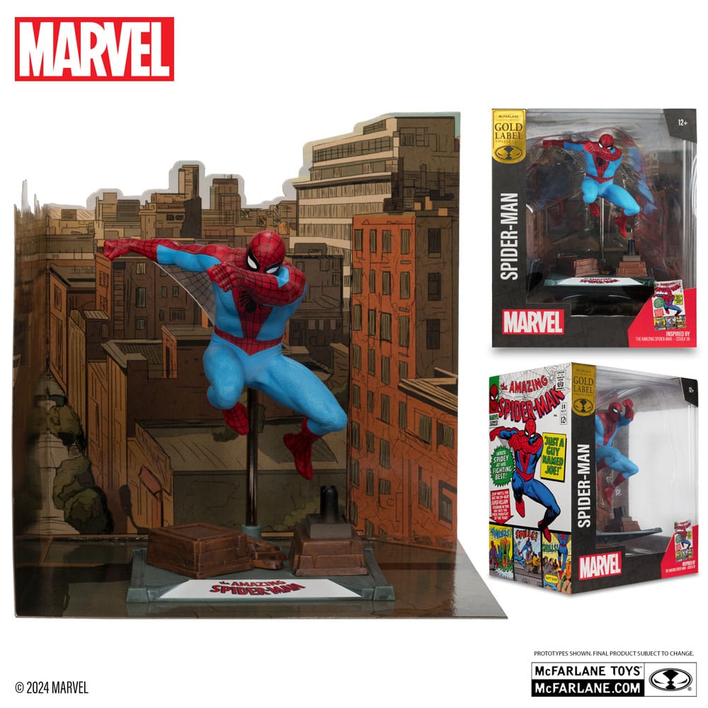 Marvel Collection statuette PVC 1/10 Spider-Man (The Amazing Spider-Man #38) (Gold Label) 15 cm