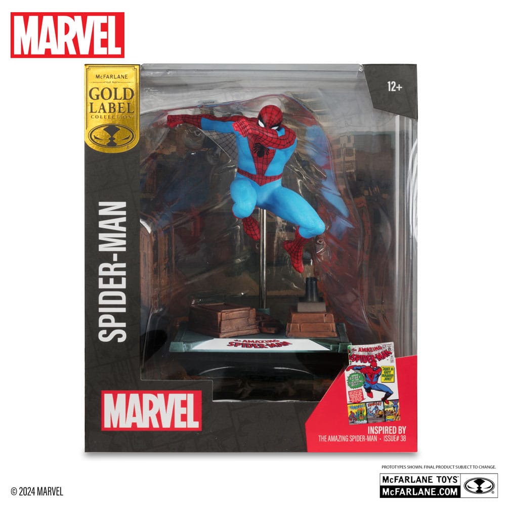 Marvel Collection statuette PVC 1/10 Spider-Man (The Amazing Spider-Man #38) (Gold Label) 15 cm