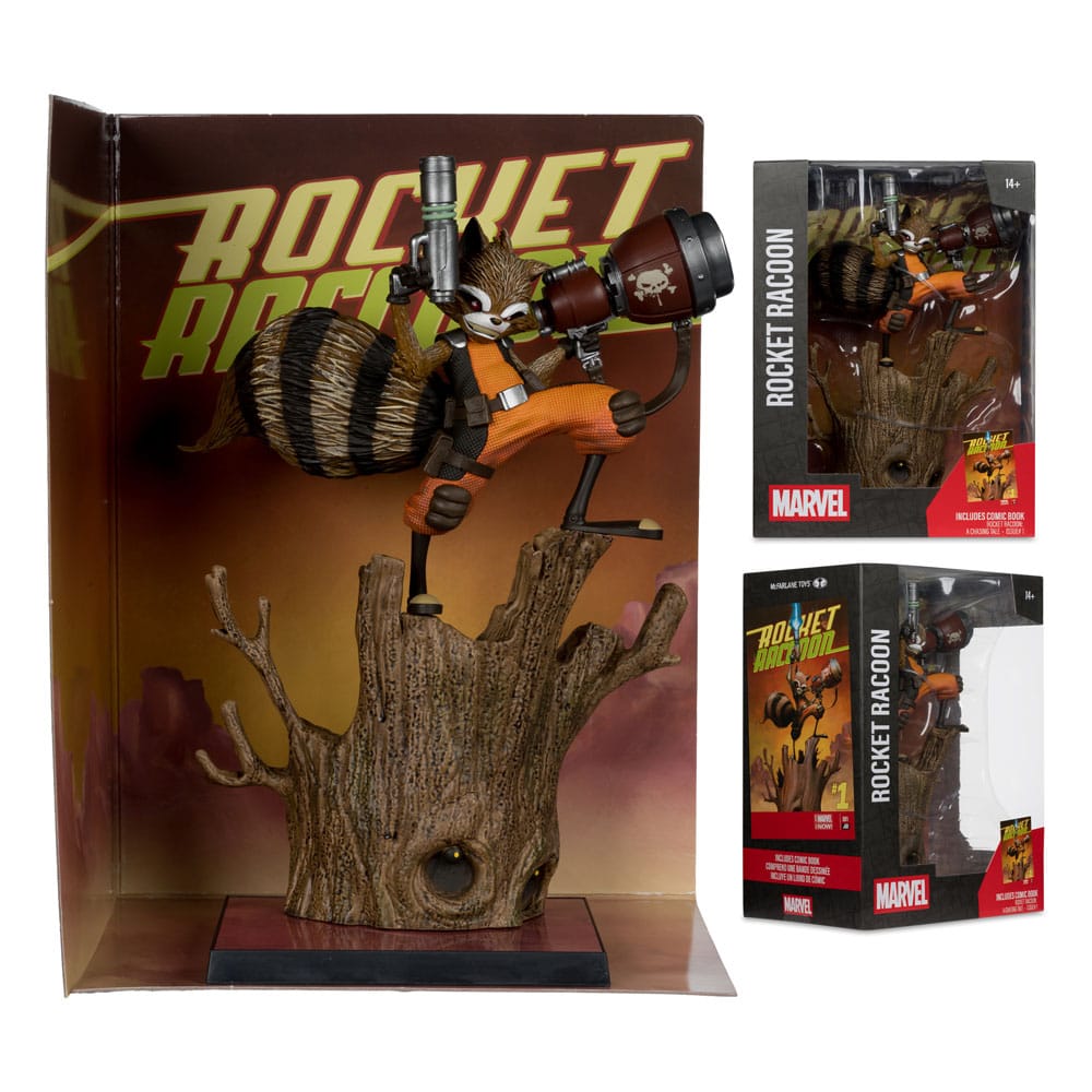 Marvel Collection statuette PVC 1/6 Rocket Racoon (Rocket Racoon: A Chasing Tale #1) 18 cm