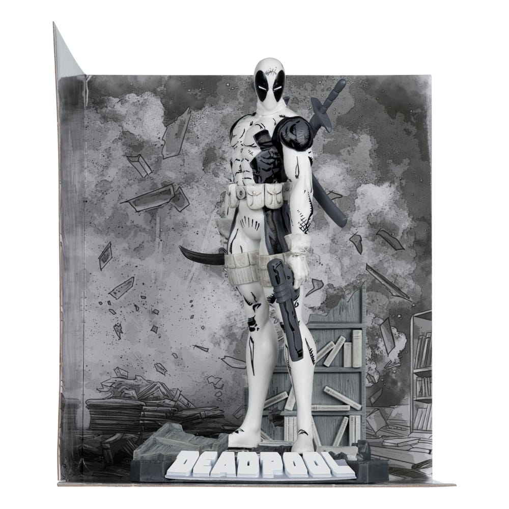 Marvel Collection statuette PVC 1/10 Deadpool (The New Mutants #98) (Line Art) (Gold Label) 17 cm