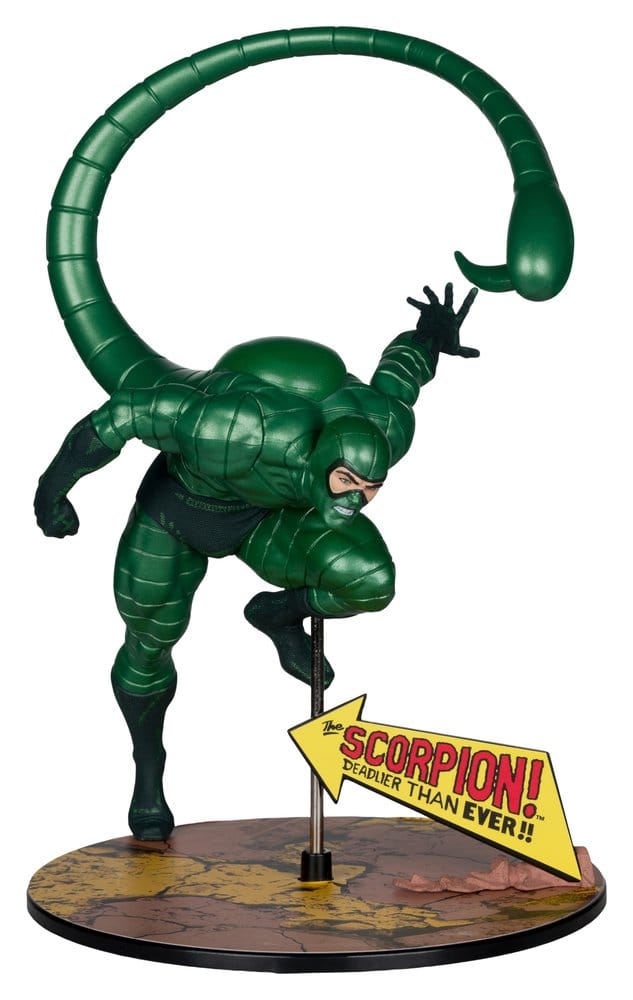 Marvel statuette PVC !/10 Scorpion (Metallic) (The Amazing Spider-Man #318) (Gold Label) 18 cm