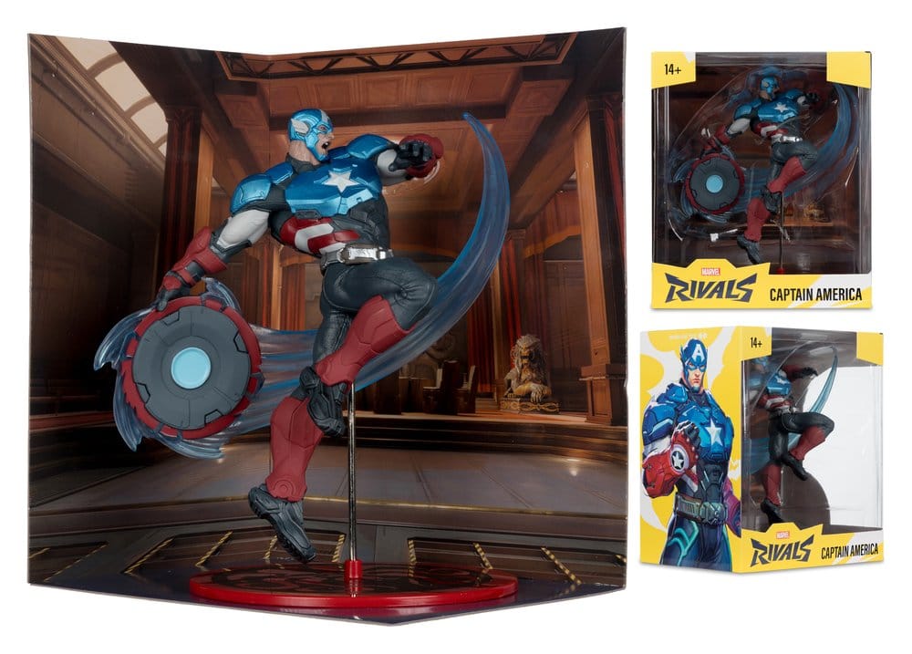 Marvel Rivals Collection figurine 1/10 Captain America 20 cm