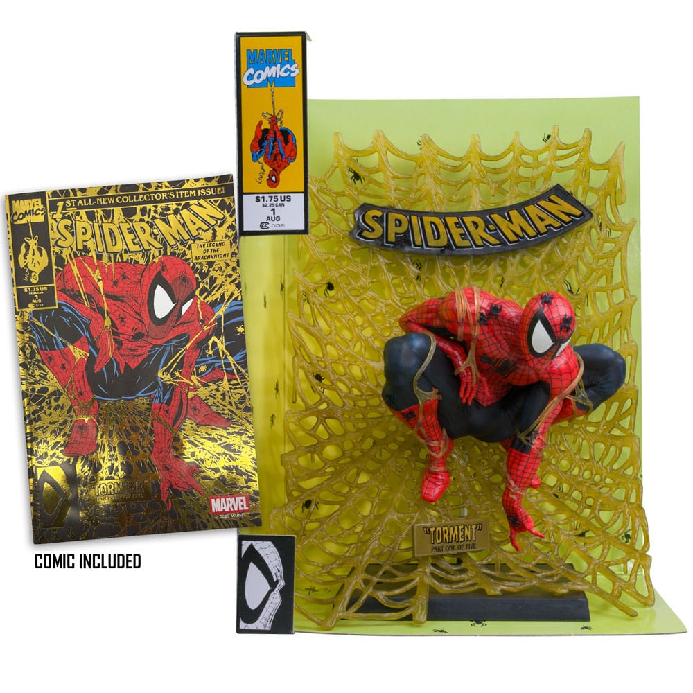 Marvel Collection statuette PVC 1/6 Spider-Man (Spider-Man # 1) (Gold Edition) (Gold Label) 15 cm