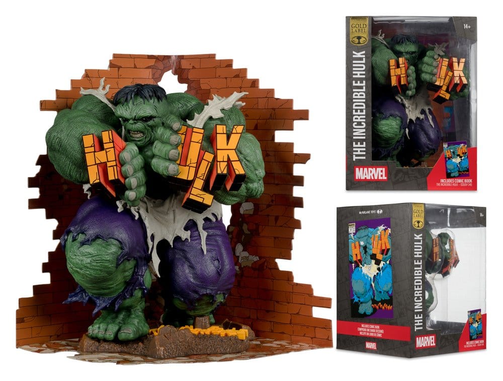 Marvel statuette PVC 1/6 Hulk (The Incredible Hulk #345) (Gold Label)
