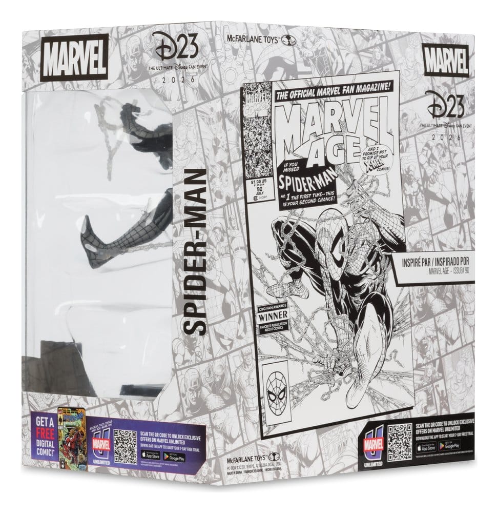 Marvel statuette PVC 1/10 Spider-Man (Marvel Age #90) (Line Art) 18 cm