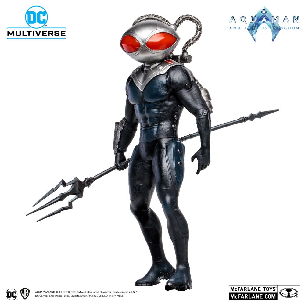Aquaman et le Royaume perdu figurine Megafig DC Multiverse Black Manta 30 cm