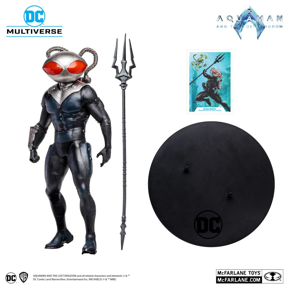 Aquaman et le Royaume perdu figurine Megafig DC Multiverse Black Manta 30 cm