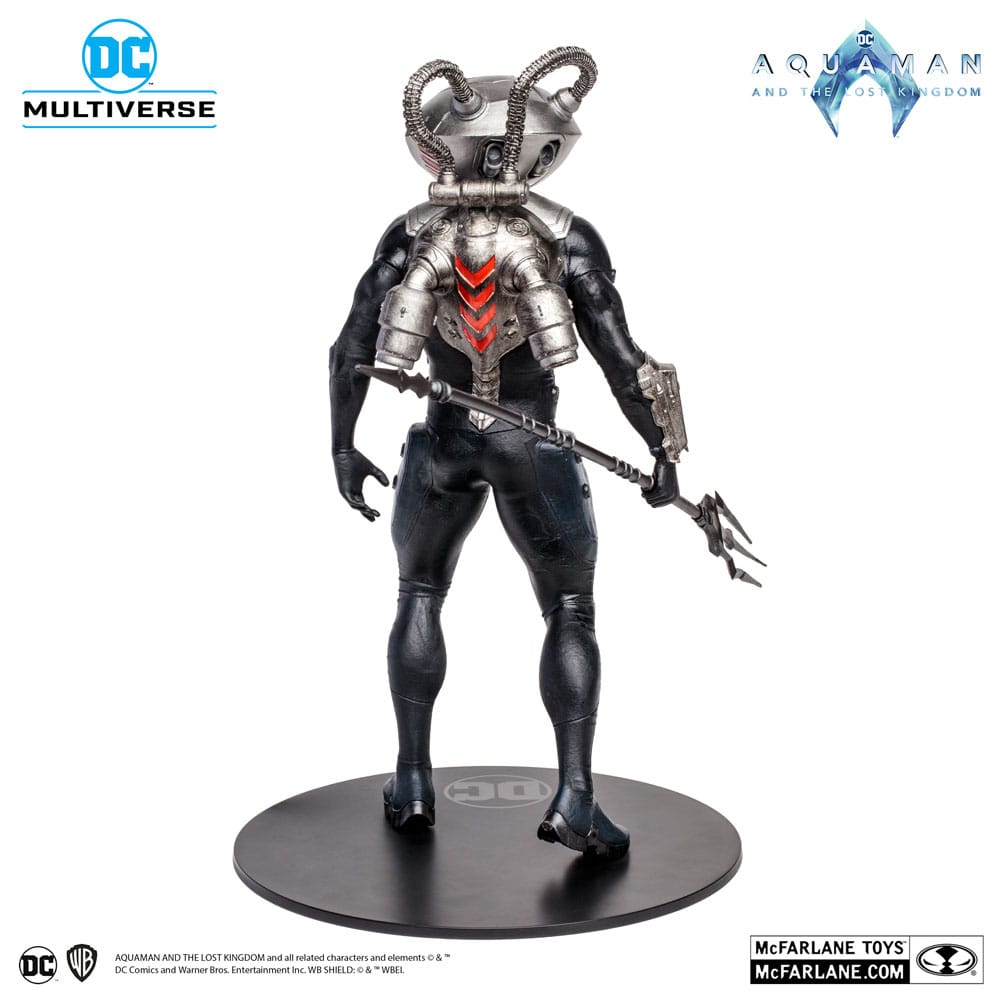 Aquaman et le Royaume perdu figurine Megafig DC Multiverse Black Manta 30 cm