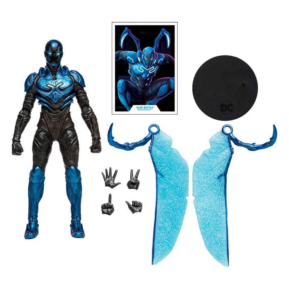 DC Blue Beetle figurine Blue Beetle (Battle Mode) 18 cm