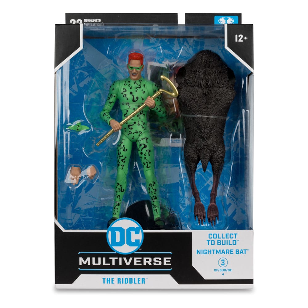 DC figurine Build A Megafig Batman Forever The Riddler (Gold Label) 18 cm