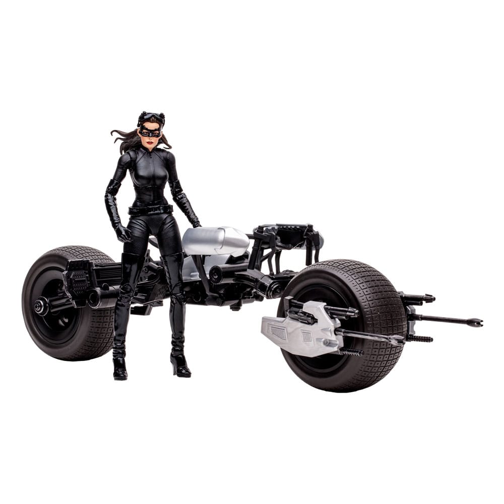 DC Multiverse véhicule Batpod with Catwoman (The Dark Knight Rises)