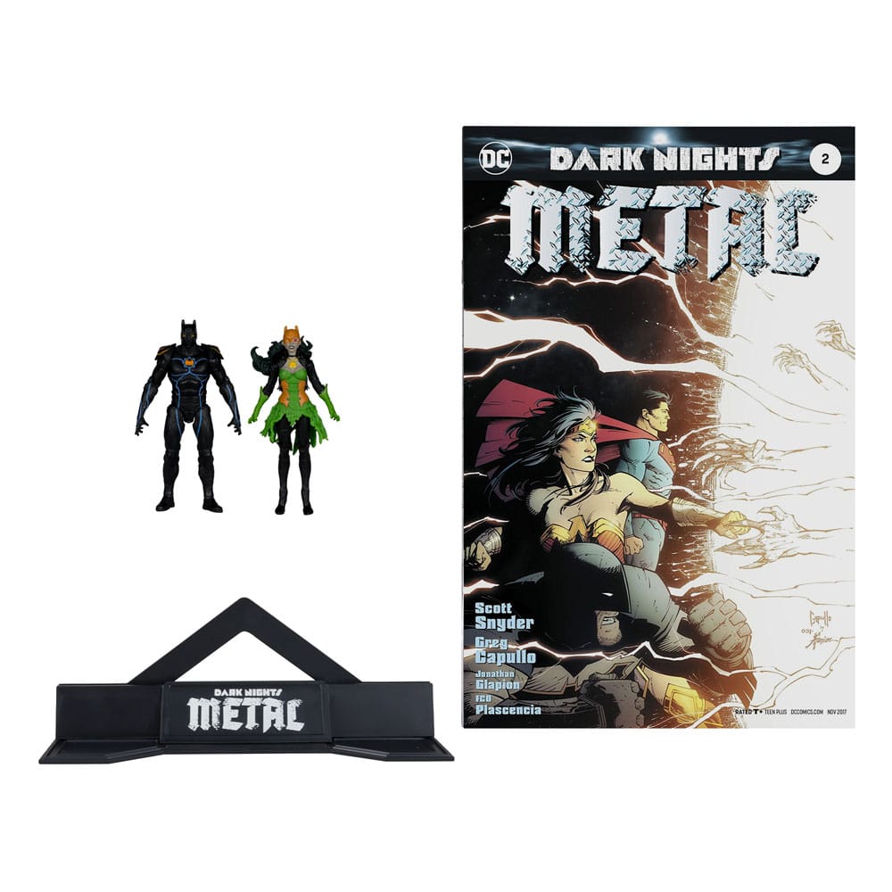 DC Direct Page Punchers pack 2 figurines Batman of Earth-44 & Batman of Earth-11 (Dark Nights: Metal) 8 cm