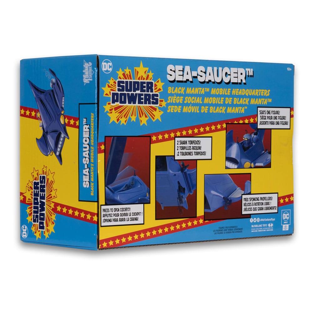DC Direct véhicule Super Powers Black Manta Sea Saucer 10 cm