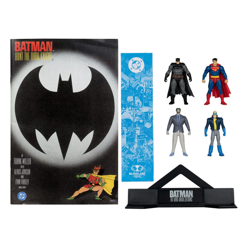 DC Direct Page Punchers pack 4 figurines Batman & Son of Batman & Superman & Joker 7 cm