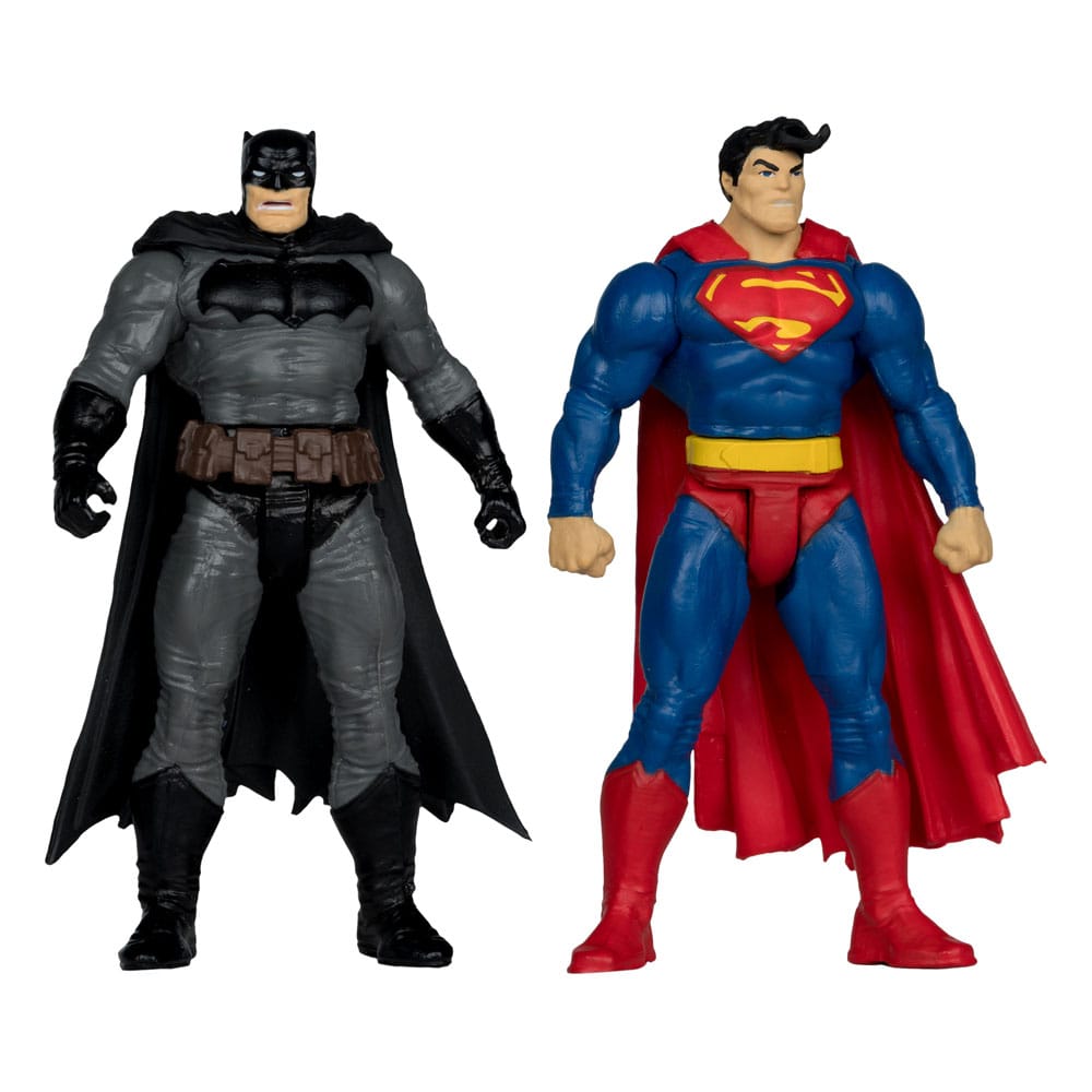 DC Direct Page Punchers pack 4 figurines Batman & Son of Batman & Superman & Joker 7 cm