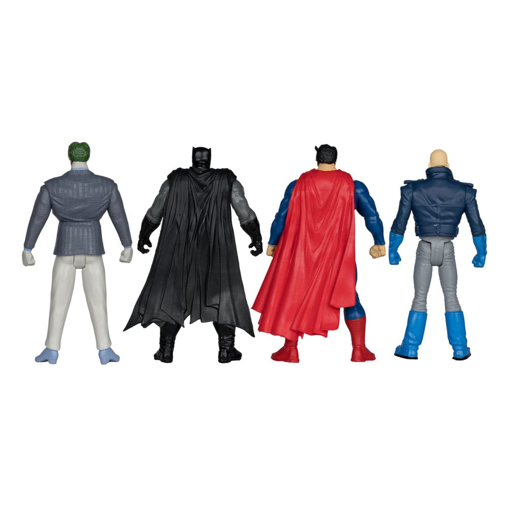 DC Direct Page Punchers pack 4 figurines Batman & Son of Batman & Superman & Joker 7 cm