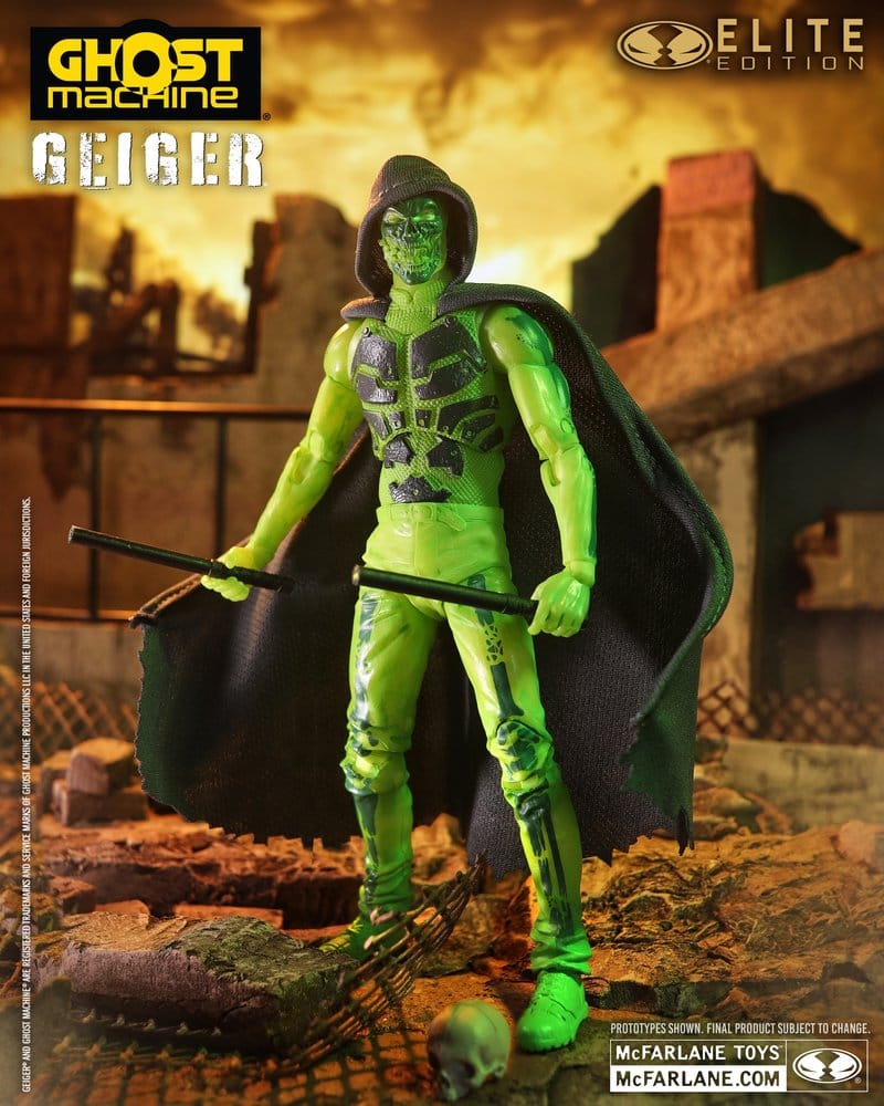 Ghost Machine McFarlane Elite Edition figurine deluxe Geiger 18 cm