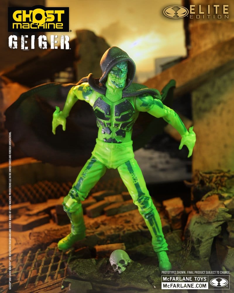 Ghost Machine McFarlane Elite Edition figurine deluxe Geiger 18 cm