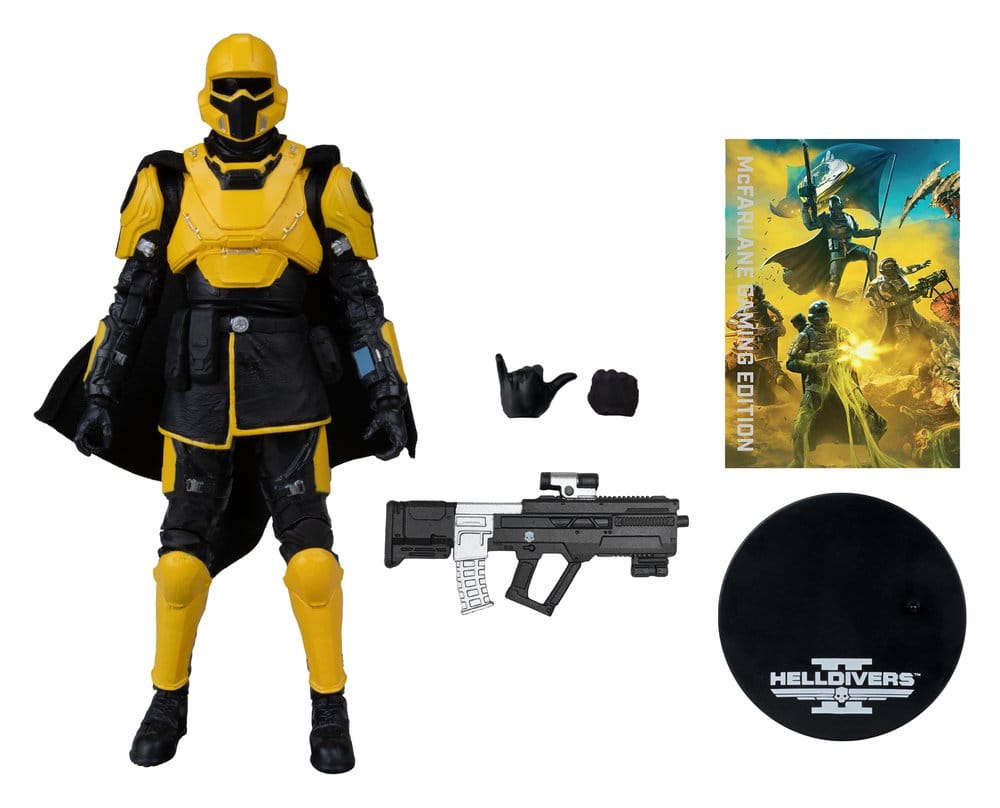 Helldivers II McFarlane Gaming Edition figurine T4-40 Gold Eagle 18 cm