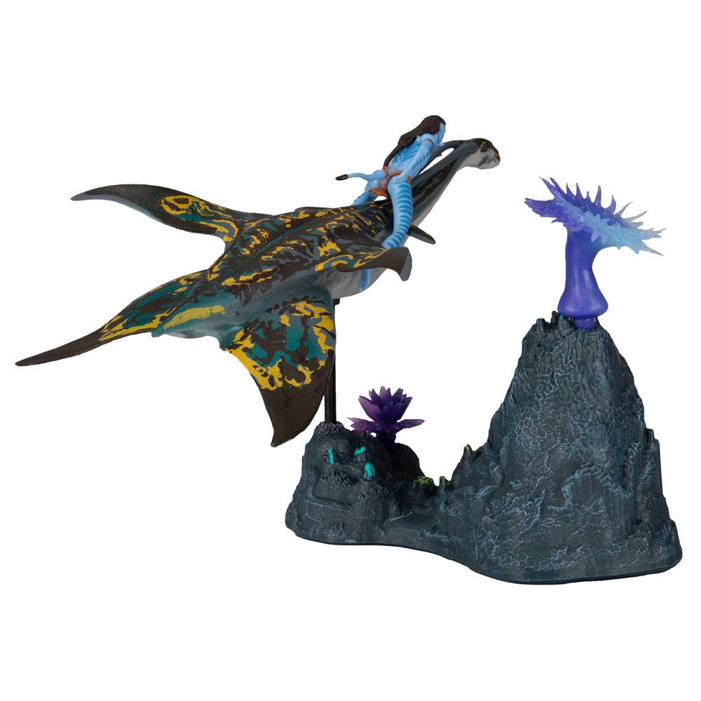 Avatar : La Voie de l'eau figurines Deluxe Medium Neteyam & Ilu