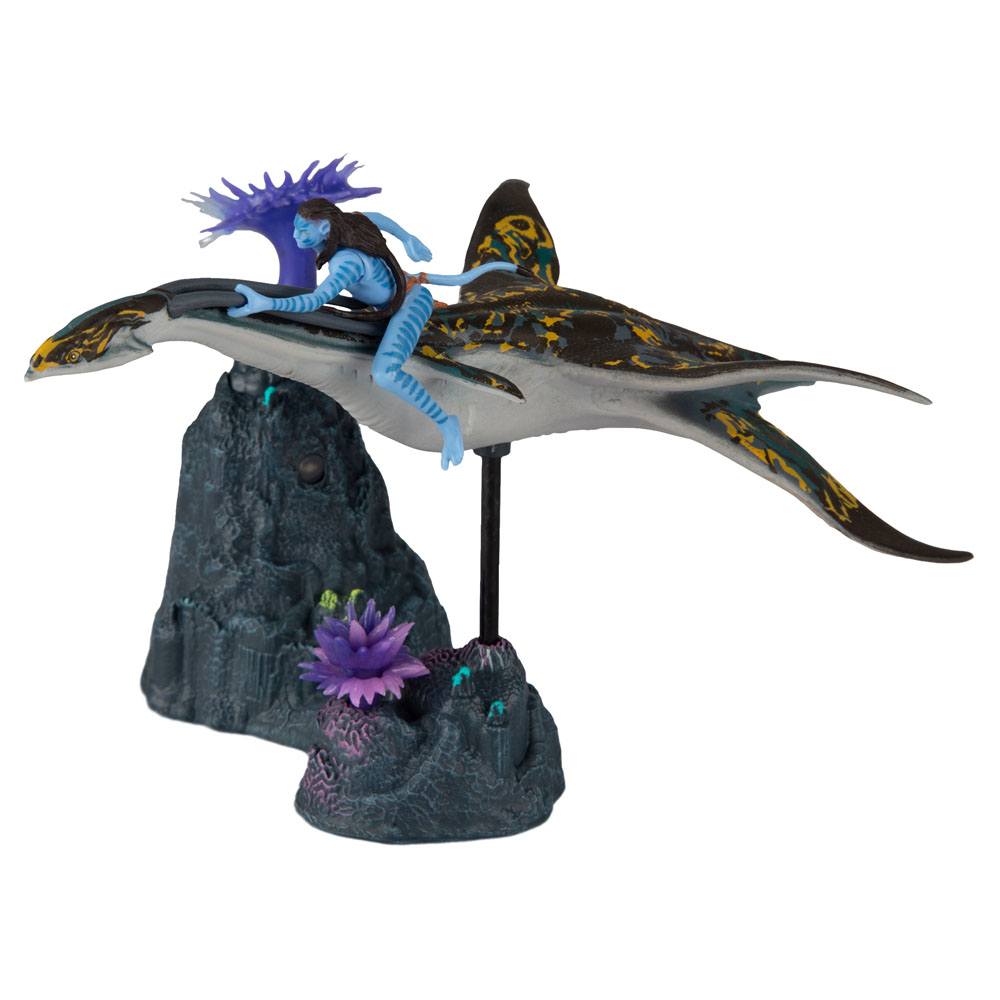 Avatar : La Voie de l'eau figurines Deluxe Medium Neteyam & Ilu