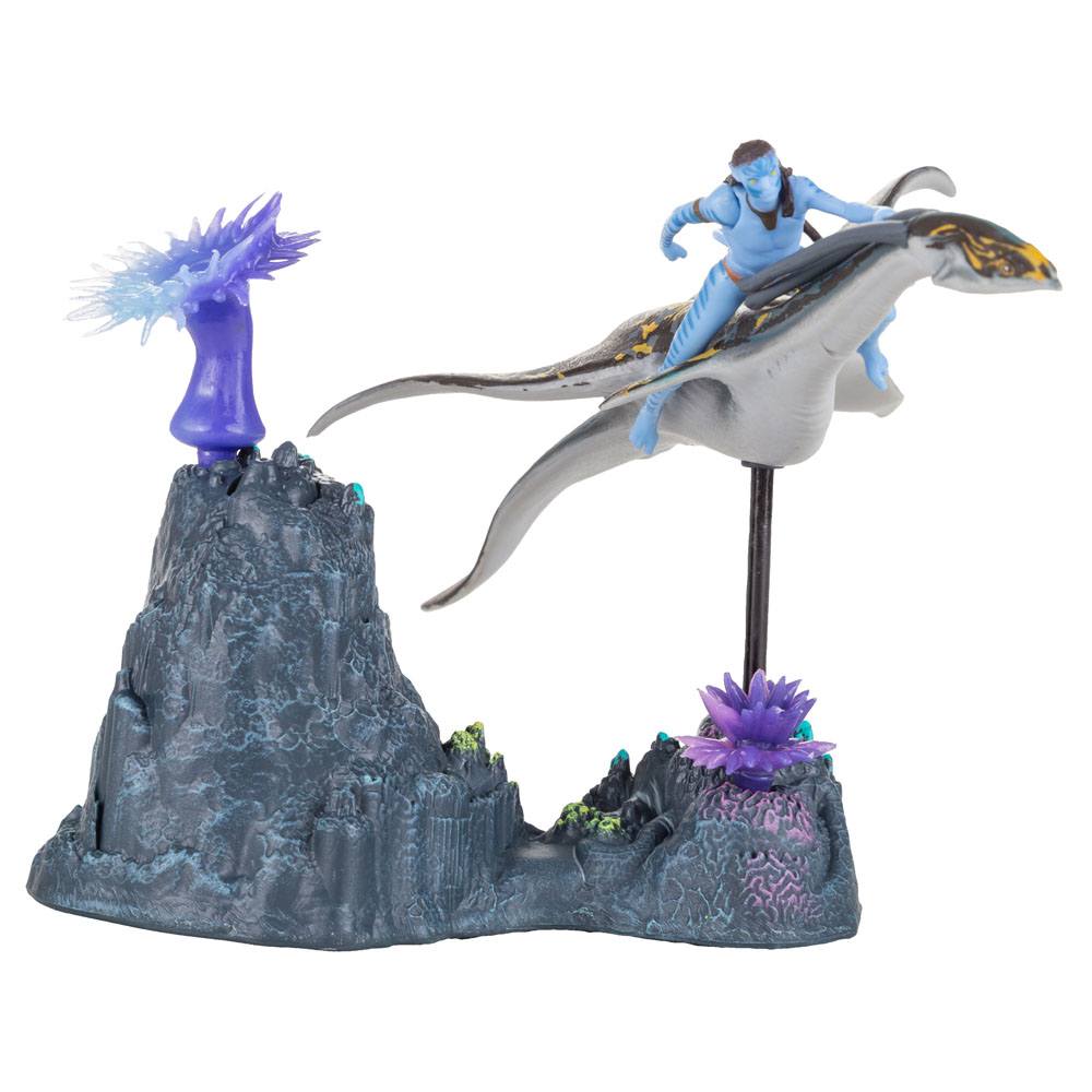 Avatar : La Voie de l'eau figurines Deluxe Medium Neteyam & Ilu