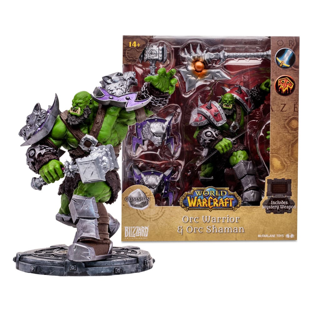 World of Warcraft figurine Orc: Shaman / Warrior 15 cm