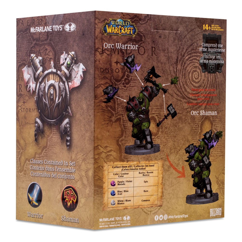 World of Warcraft figurine Orc: Shaman / Warrior 15 cm