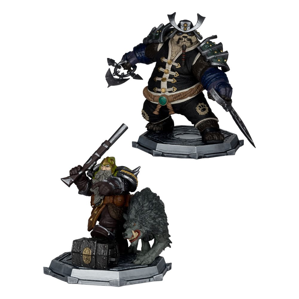 World of Warcraft assortiment figurines Dwarf Hunter & Pandaren 15 cm (8)