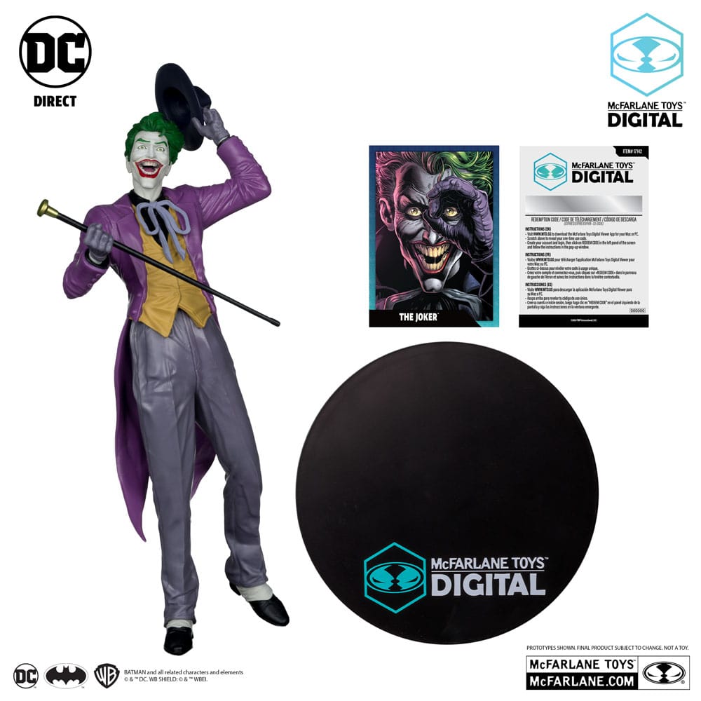 DC Direct statuette PVC 1/6 The Joker by Jason Fabok (McFarlane Digital) 29 cm