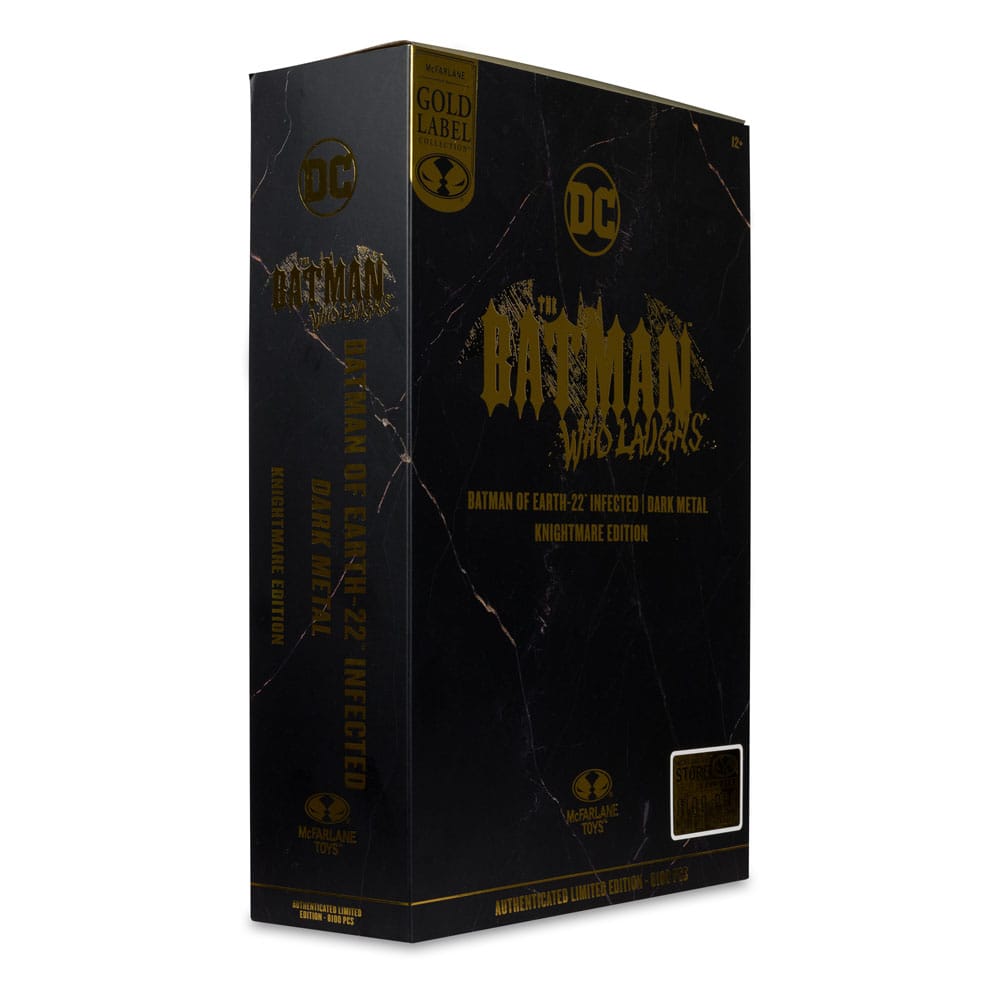 DC Multiverse figurine Batman of Earth-22 Infected (Dark Metal) Knightmare Edition (Gold Label) 18 cm