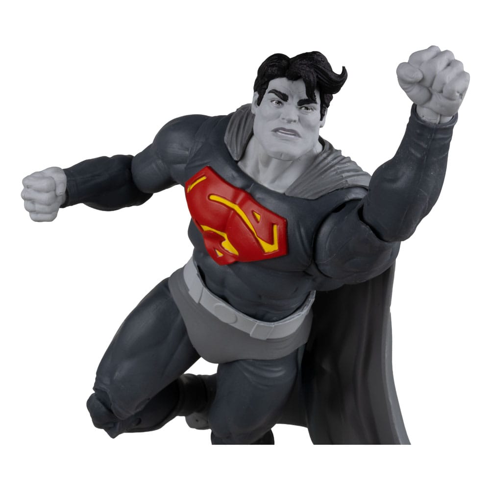 DC Multiverse figurine Superman (The Dark Knight Returns) (Black & White Accent Edition) (Gold Label) 18 cm