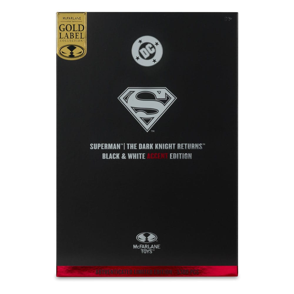 DC Multiverse figurine Superman (The Dark Knight Returns) (Black & White Accent Edition) (Gold Label) 18 cm