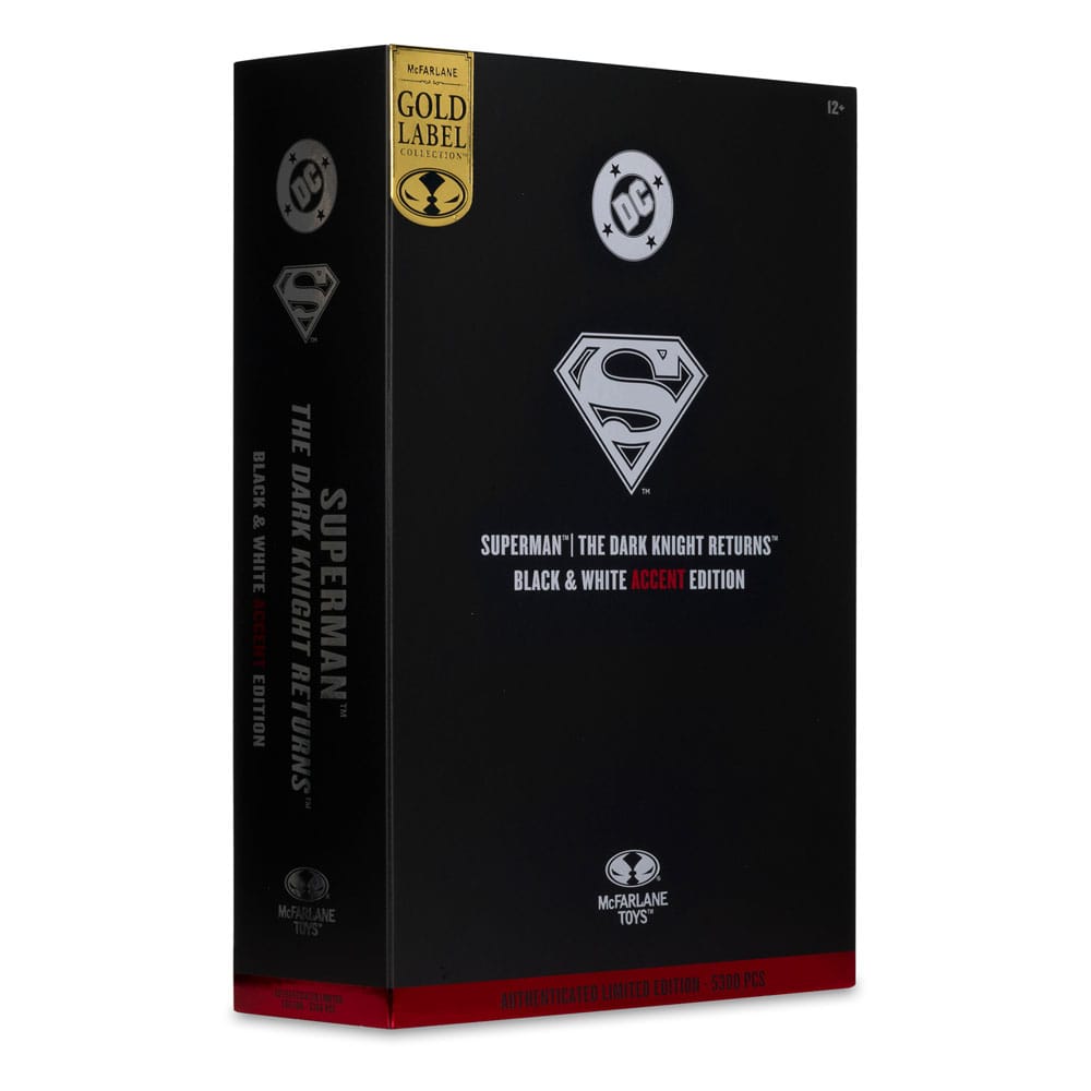 DC Multiverse figurine Superman (The Dark Knight Returns) (Black & White Accent Edition) (Gold Label) 18 cm