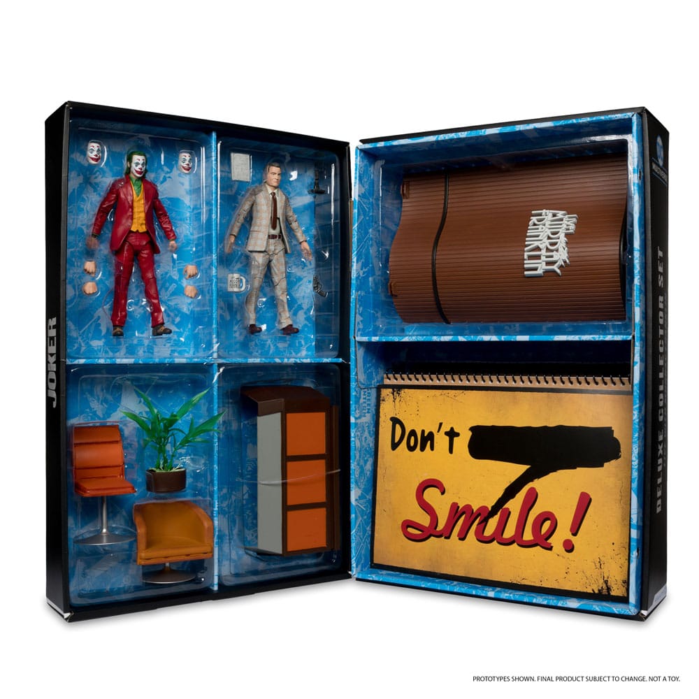 Joker DC Multiverse (Joker Movie) figurine Deluxe Colllector The Joker (Live with Murray Franklin) Limited Edition 18 cm