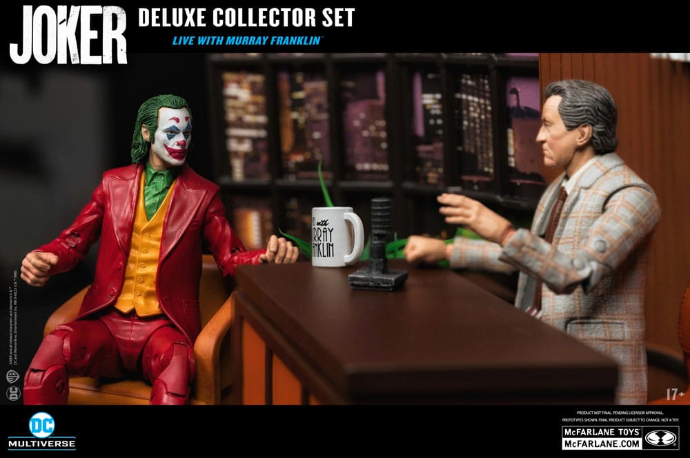 Joker DC Multiverse (Joker Movie) figurine Deluxe Colllector The Joker (Live with Murray Franklin) Limited Edition 18 cm