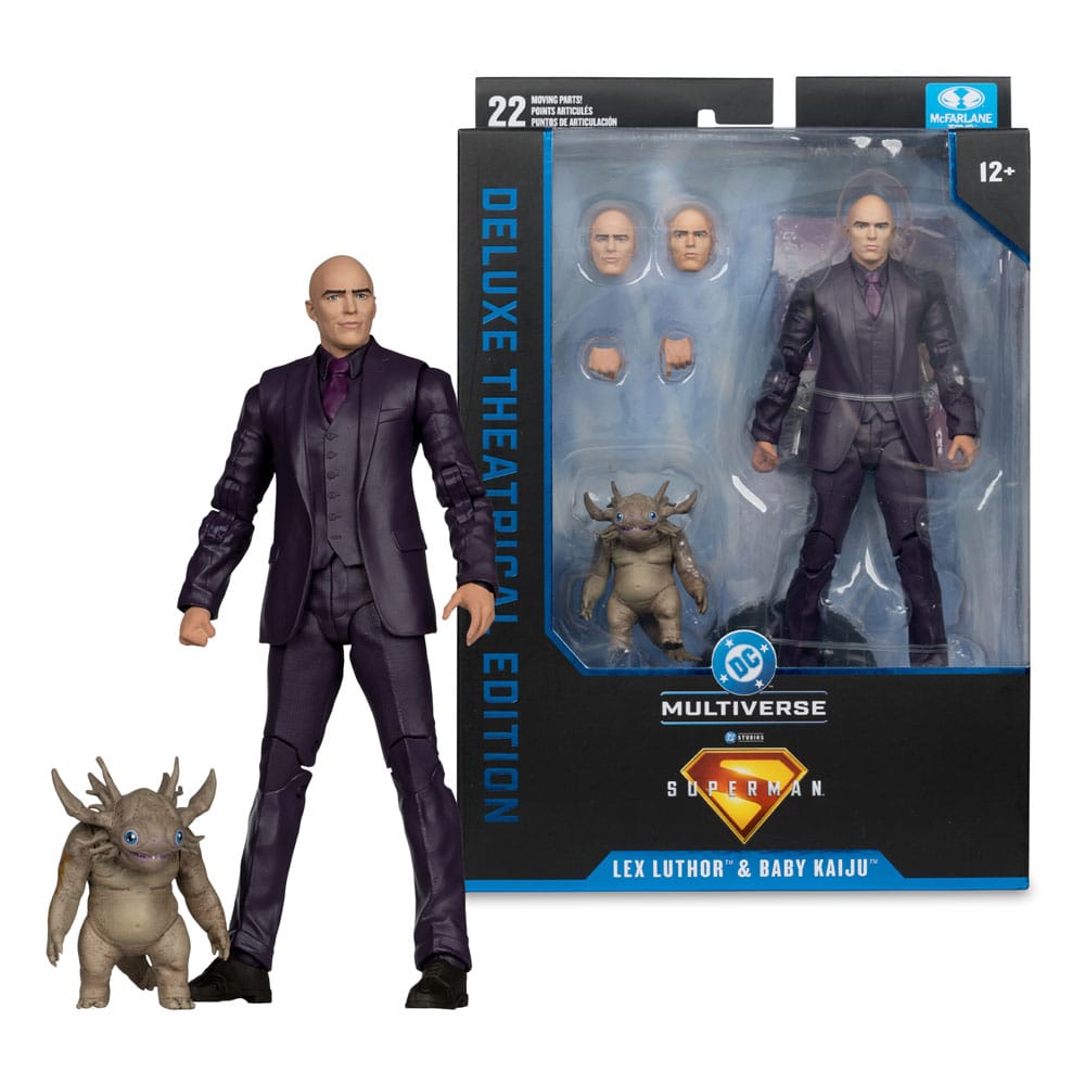 Superman (2025) DC Multiverse figurine Deluxe Lex Luthor with Baby Kaiju (Deluxe Theatrical Edition) 18 cm