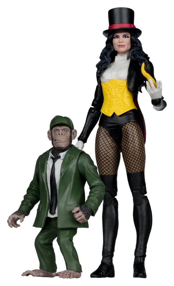 DC Multiverse McFarlane figurine Zatanna with Detective Chimp Collector Edition #53 18 cm
