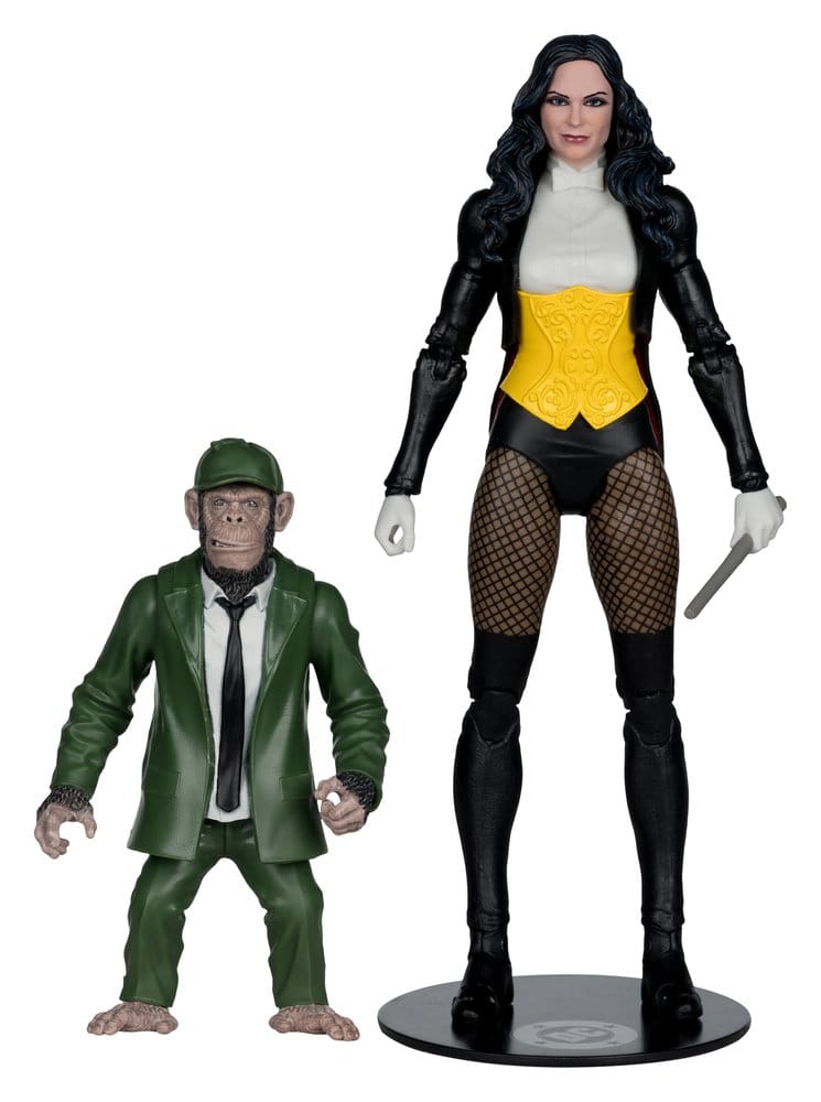 DC Multiverse McFarlane figurine Zatanna with Detective Chimp Collector Edition #53 18 cm