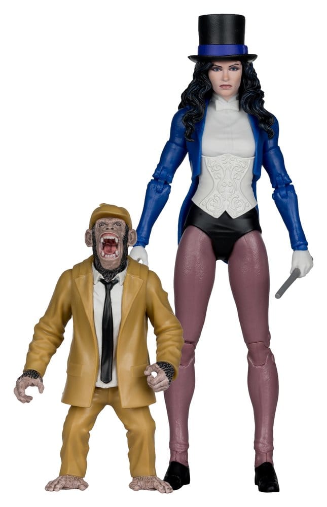 DC Multiverse McFarlane figurine Zatanna with Detective Chimp Collector Edition #53 18 cm